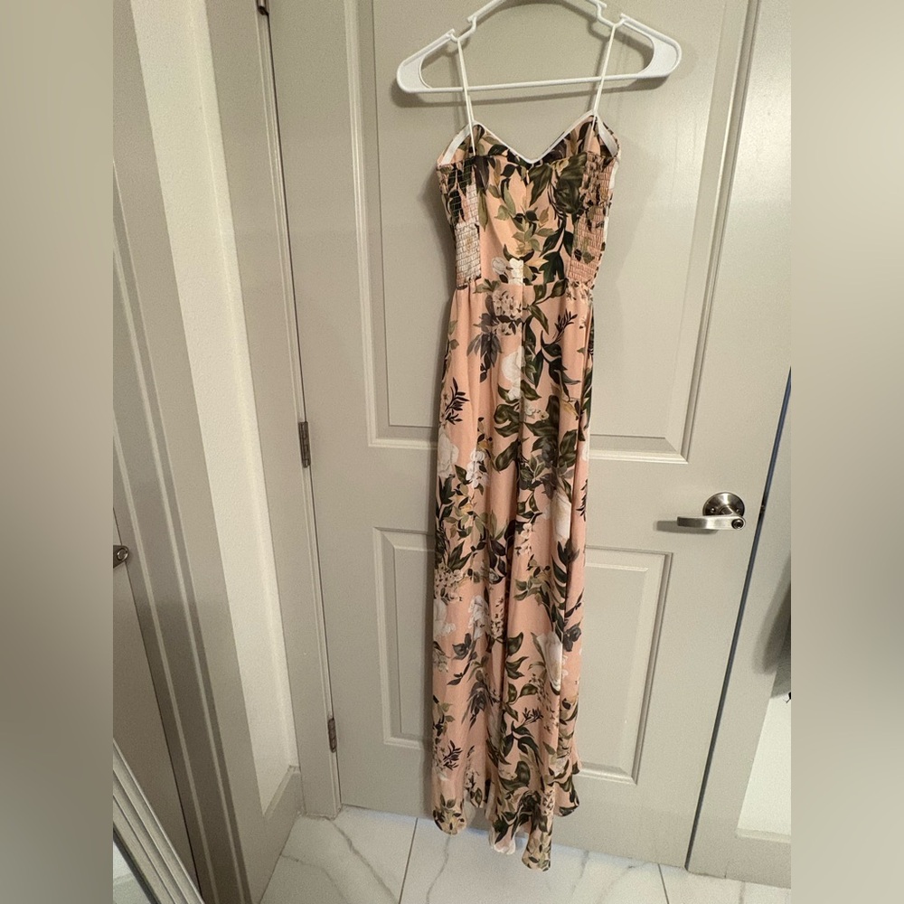 Amanda Uprichard Eden Gown in Juniper Floral size S - Picture 3 of 6